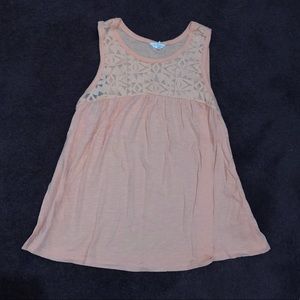 Aeropostale S Coral Tank Top